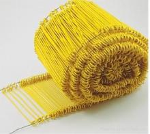 pvc coated yellow double loop wire ties
