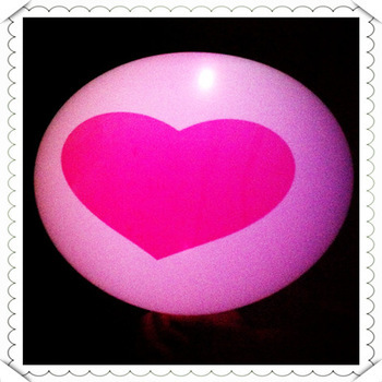flashing led balloon lights with Heart