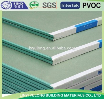 moisture proof/moisture resistant drywall gypsum board/plasterboard/drywall board