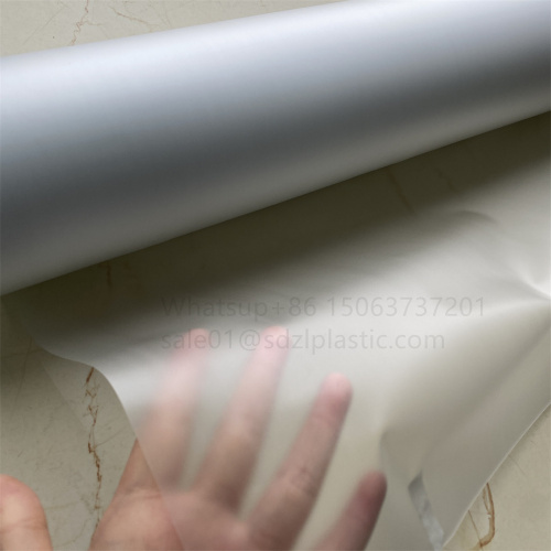 Película transparente de aire de aire de orina de PVC blanco