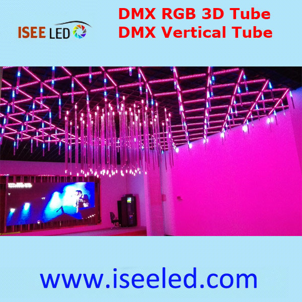 ميڊريز ڪنٽرول ميوزڪ فعال 3D RGB ٽيوب لائٽ