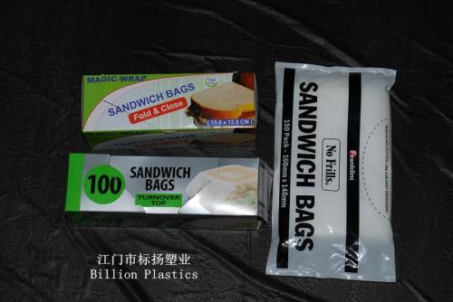 HDPE Sandwish Bag Bread Bag Food Bag Plastic Bag