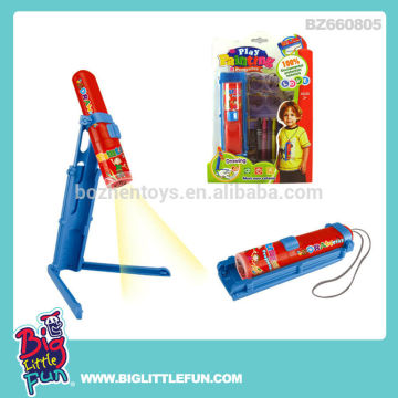 Drawing toy projector with pen