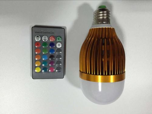 Ampoule 9W E27 16 couleurs LED Magic