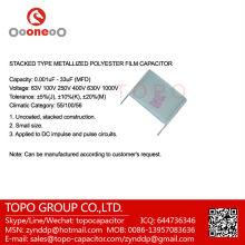 polyester film capacitor 223j gray