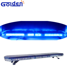 Blue ambulance warning lightbar