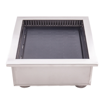 Commercial electric barbecue table