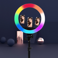 RGB Dimmable 18 inch led selfie ring light