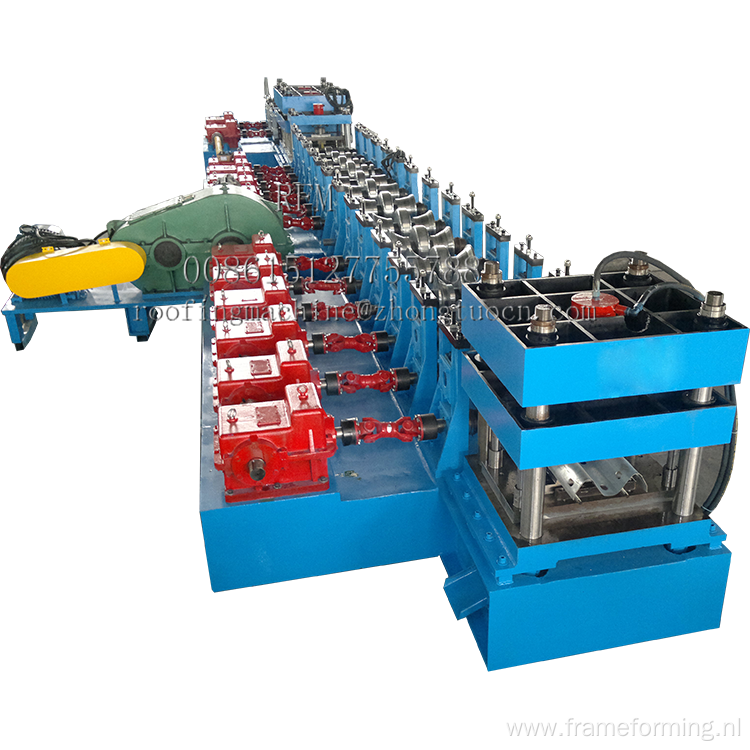 Expressway guardrail roll forming machine