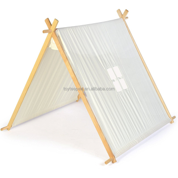 Canvas Cotton Kids A-Frame Teepee Playhouse Tent
