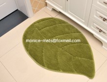 Leaf micro fiber Tufted Bath Rug, High Quality Tufted Bath Rug