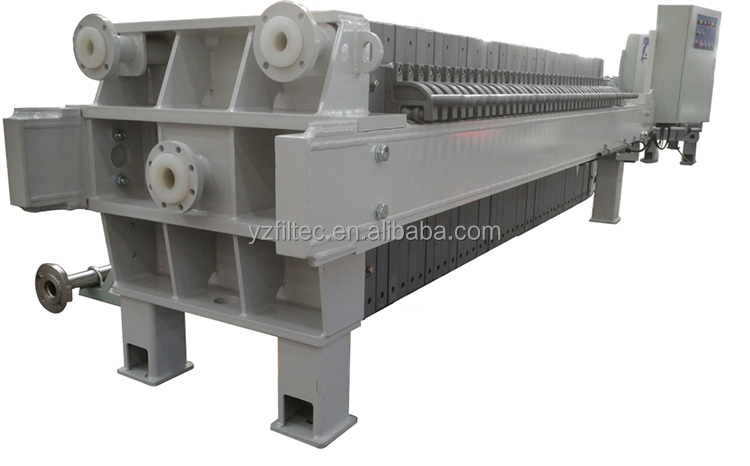 Automatic Hydraulic Sludge Plate And Frame Chamber Filter Press ...