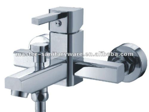 hot sale !!! Concise Design Brass Single Handle Wall-mounted bathroom Faucet