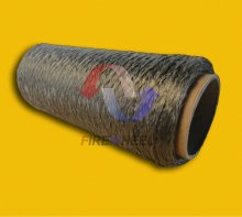 Fire resistant basalt fiber yarn