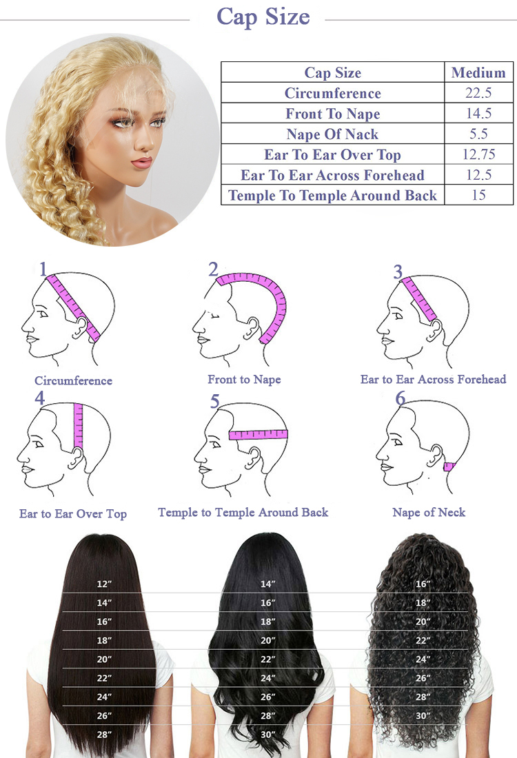 Human Hair 360 Lace Frontal Wig Transparent Blond 613 Virgin Raw Deep Wave Swiss Russian Woman Remy Hair Hair WEAVING ALL Colors