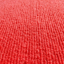 Ribbed Anti-Slip Exhibition Wall-to-Wall Carpet - Polyester, Washable, Reversible Design for Camping & Picnics