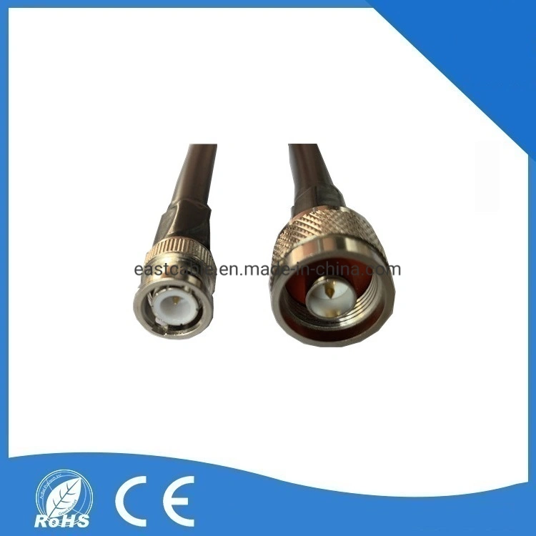 RF Rg58 Coaxial Jumper Radio LMR Cable 3D-Fb Feeder with N/SMA/BNC Connector for Telecom