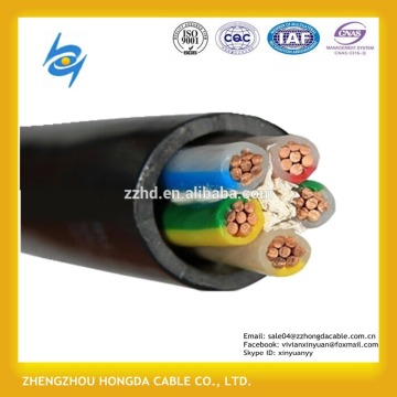 600/1000V 5 core Construction Application and Copper Conductor Material 5x16mm2 power cable