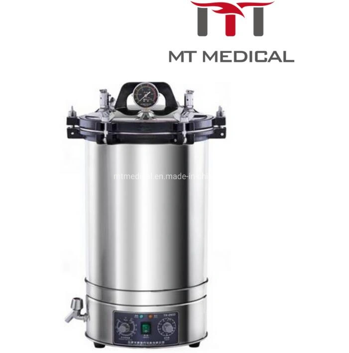 24 Litre Table Type Pressure Steam Medical Hospita Dental Autoclave/Sterilizer