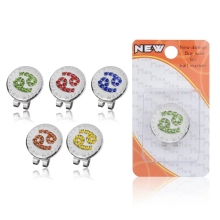 12 Constellations Metal Markers Golf Ball Marker