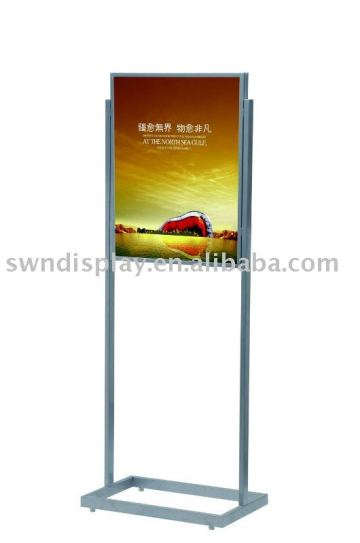 Metal poster stand