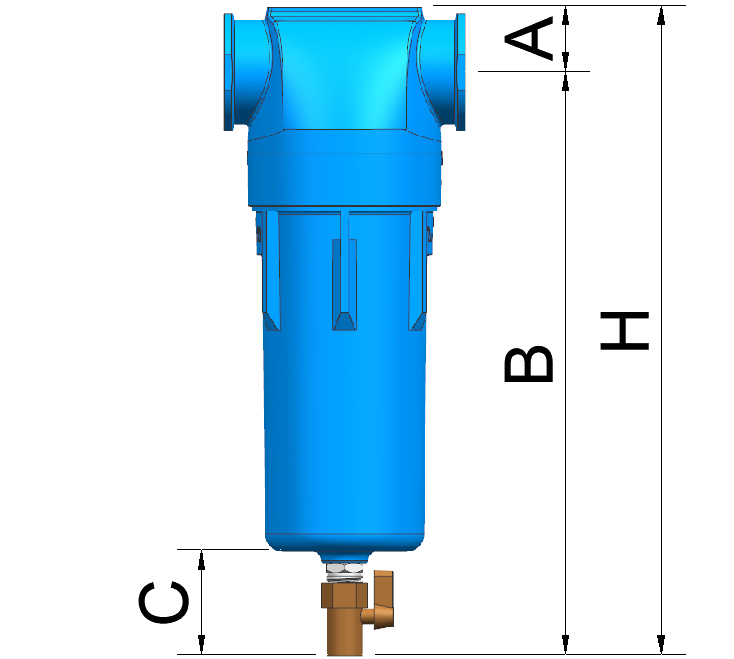 compressed air filter for laser cutting