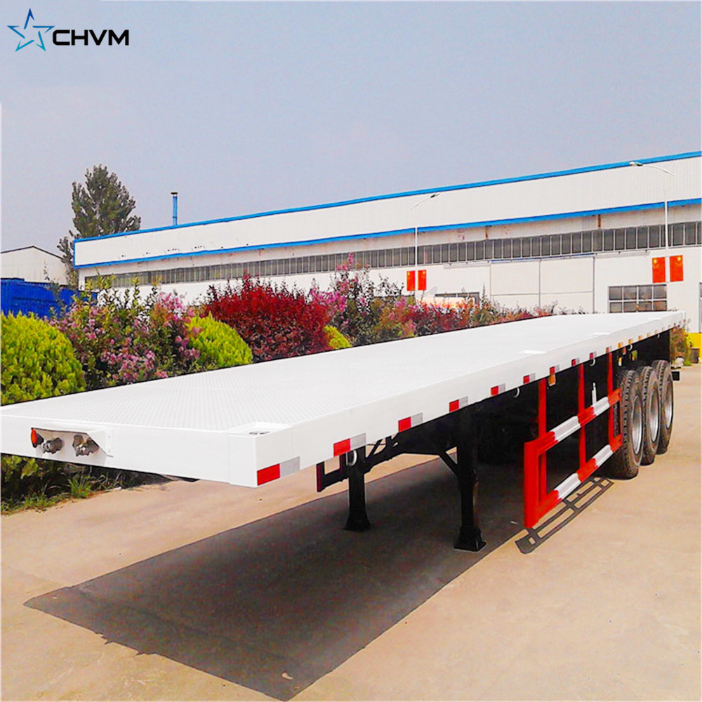 3 Axle Flatbed Truck Trailer