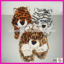 Hot Sale Baby Hat Plush Animal Head Hat Plush Hat For Kids
