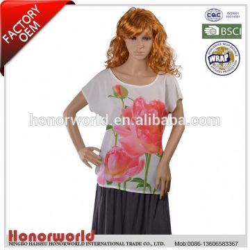 20 years BSCI approved factory good quality girls hot sexy blouse 2015