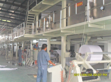Carbonless copy paper conversion coating machine