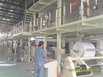 Carbonless copy paper conversion coating machine