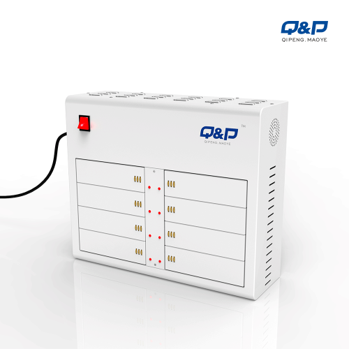 Wall mounted charging cart