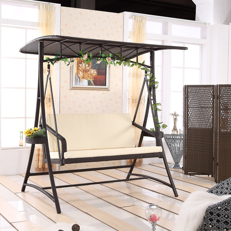 cheap Rattan Outdoor Furniture Metal Patio Hanging Chair