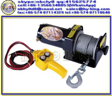 12v winch , smart utv 2000 lb winch , atv winch , small electric winch