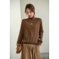 Superfine wool knit bottom sweater female western style