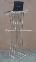 modern clear acrylic podium pulpit lectern