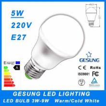 eby China E27 5W LED bulb lamp