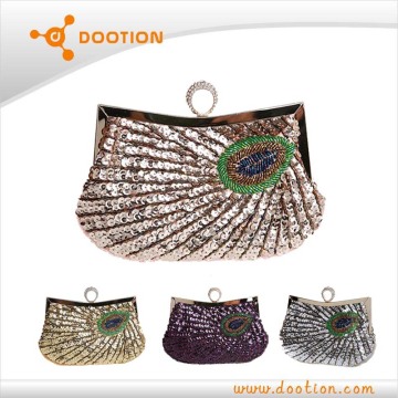 2014 new clutch bag paillette bag