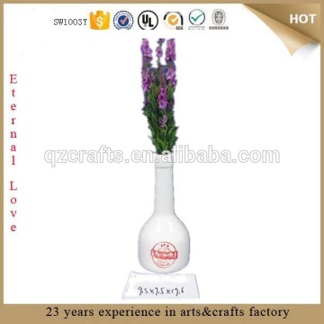 ceramic flower vase valentine gift