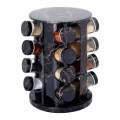 MARBLE FINISH ROUND SPICE JAR RACK