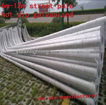 hot dip galvanized pole/galvanized poles for carport