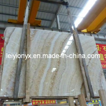 White Wooden Onix Granite Marble