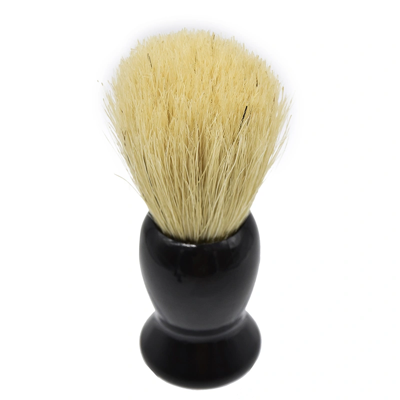 High Quality Plastic Handle Male Beard Shaving Brush Nylon Hair Foam Brush for Male Grooming