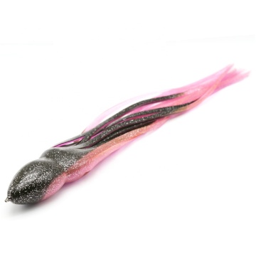 Squid Skirt Lures for Big Game Offshore Trolling - Double Color Tinted 14.5 Inch