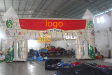 customized fun park inflatable archway inflatable fun park welcome gate
