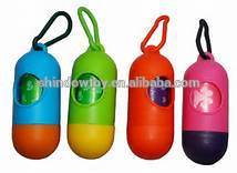 Pill shaped pet waste bag dispenser
