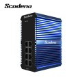 Scodeno Fashion Design XBlue Series 8*10/100/1000 Gigabit Base-T Managed Din-Rail Industrial Poe Ethernet Switch