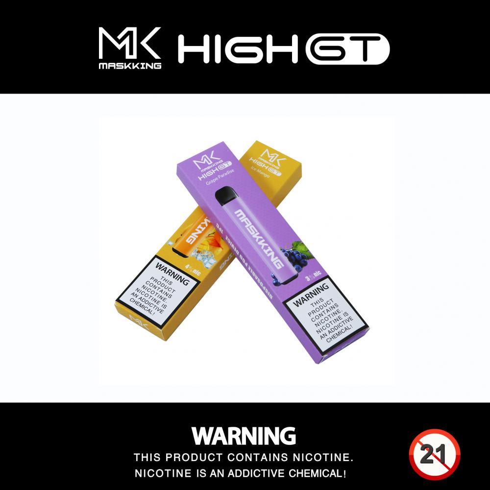 Maskking High Gt 16 Flavours يمكن التخلص منها القلم