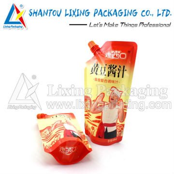 LIXING PACKAGING juice drink spout pouch, juice drink spout bag, juice drink pouch with spout, juice drink bag with spout