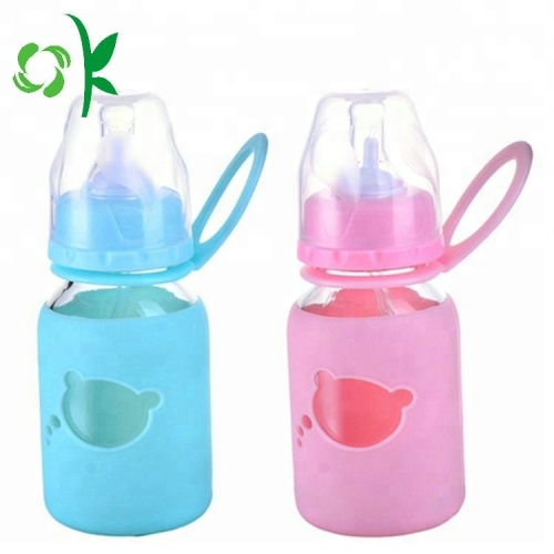 Silicone Water Bottle Sleeve with Cartoon
